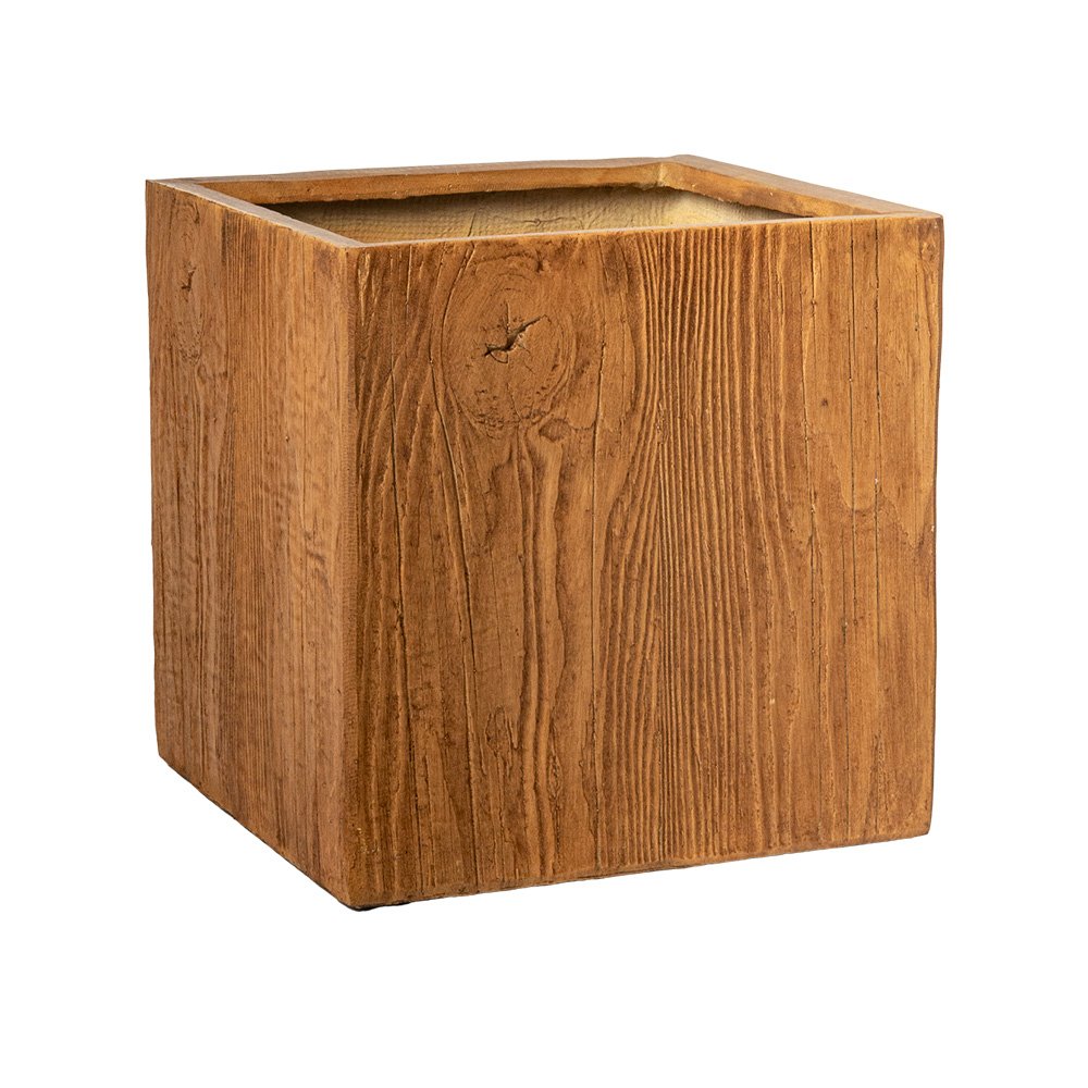 Keraminis lauko vazonas Donica Bellagio IV, rudos sp., 44 x 44 x 42 cm.