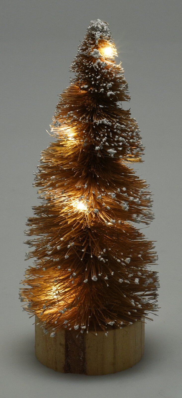 Kalėdinė dekoracija Eglutė, su LED, žalios sp., 15 cm, su baterija