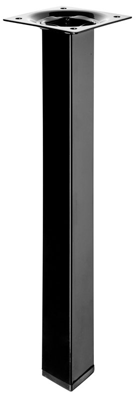 Baldų koja HETTICH, reguliuojama, juoda spl., 250x25x25 mm, 1379