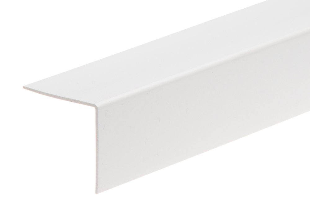 PVC kampinis apdailos profilis CEZAR Nr.101, spl. balta, 40x40x2750 mm, 676468