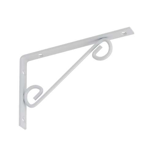 Lentynos laikiklis VELANO, WOP 200 BI 200x125 mm, baltos spalvos, DMX 5267