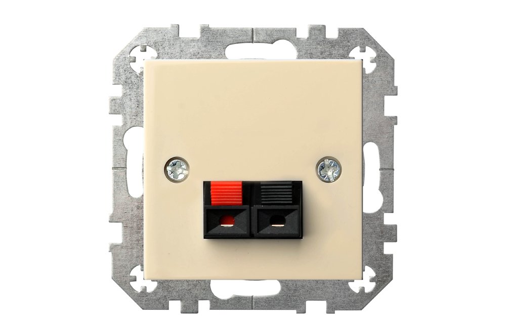 Garsiakalbių lizdas LIREGUS Epsilon, 1 vietos, prispaudžiamas, smėlio sp., IGL-2-01.E/S