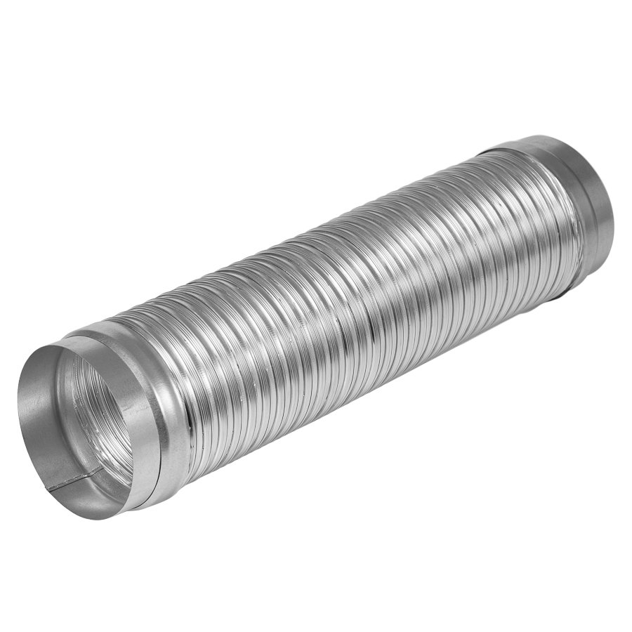 Aliuminio jungtis EUROPLAST, d100, GC100-1-FF, lanksti, su išorinėmis movomis, 1 m.