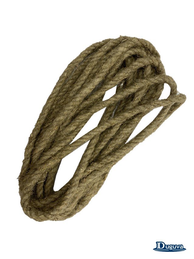 Sukta lininė virvė DUGUVA, 10 - 12 mm, 10 m