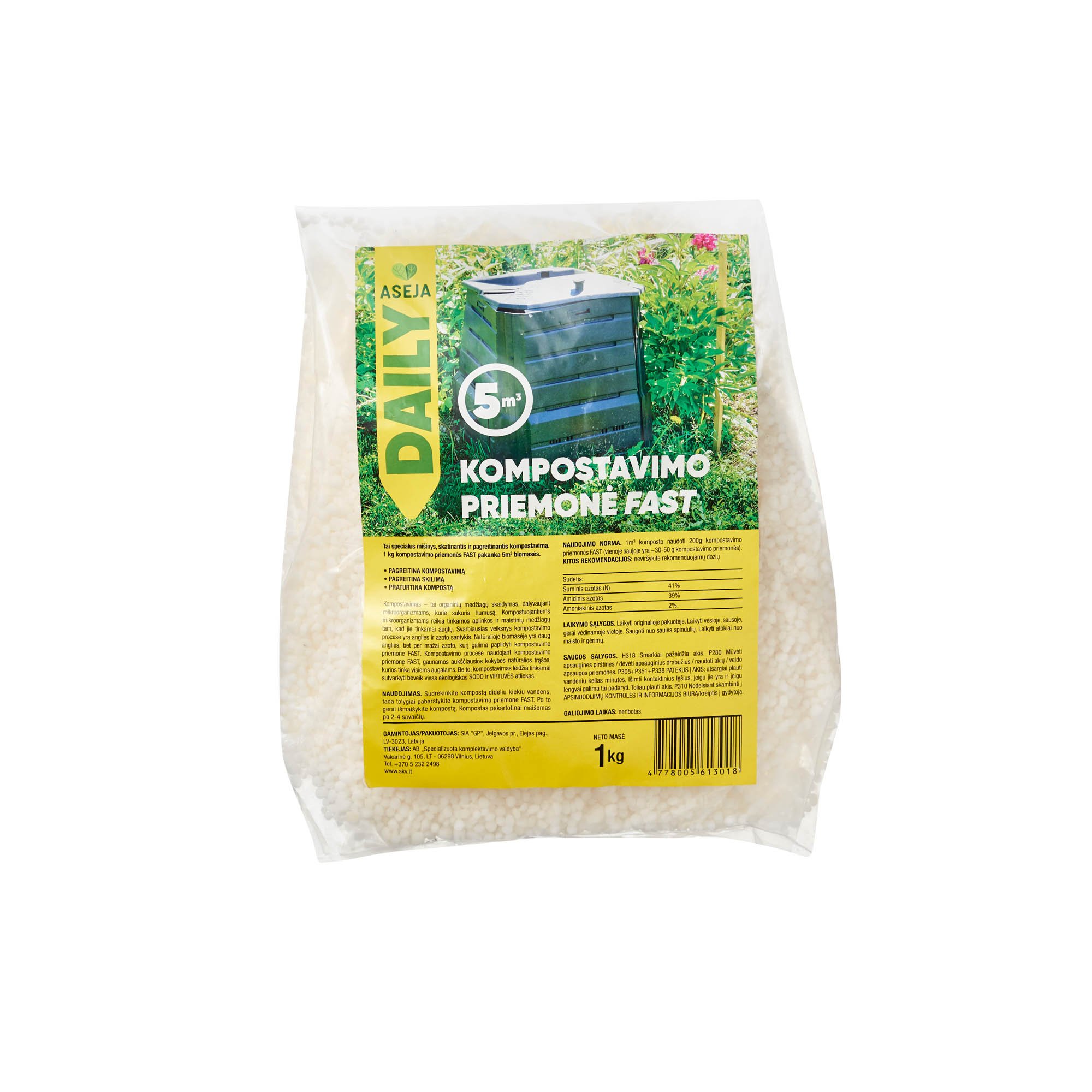 Kompostavimo priemonė ASEJA DAILY Fast, 1 kg