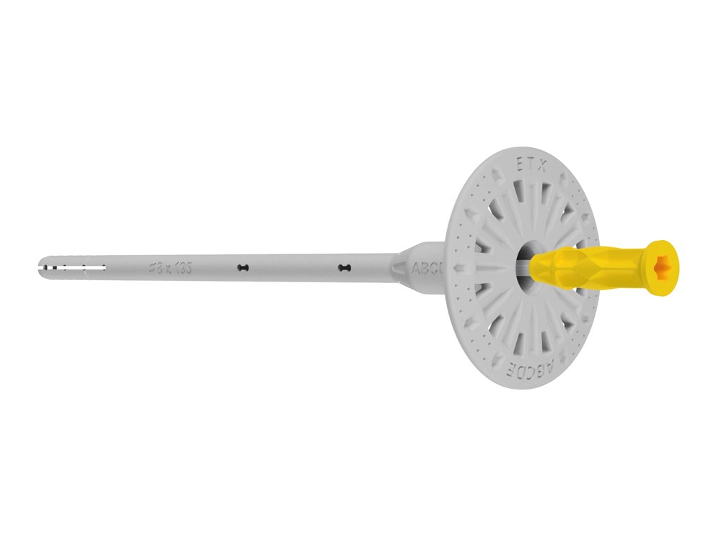 Įsukami kaiščiai, su metaline vinimi, aplieta plastiku, mažo plėtimosi, 8 x 415 mm, ABCDE pagr., 50 vnt.