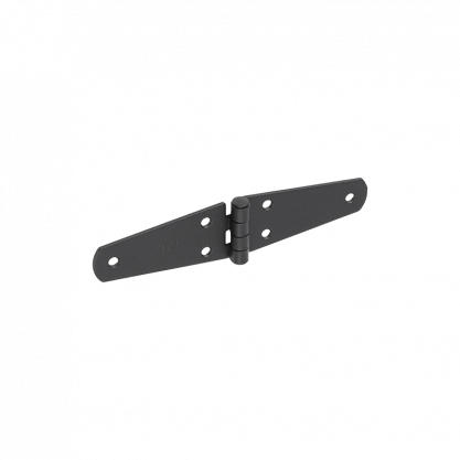 Lankstas DOMAX, ZTS 150 C, spl. juoda, 150x35x2 mm, 80852
