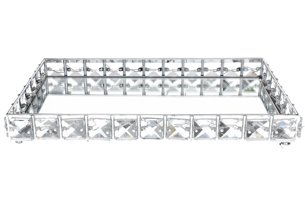 Padėklas dekoravimui 4LIVING, 20 x 30 cm, veidrodinis pagrindas