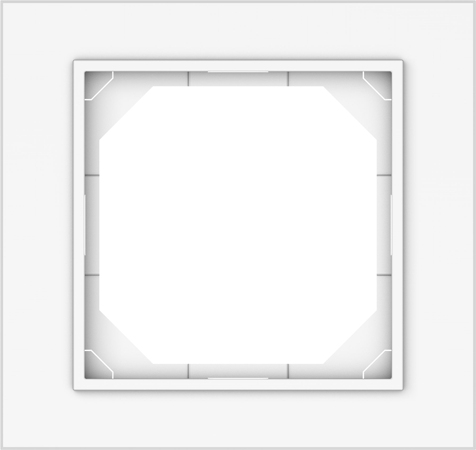 Rėmelis VILMA Qr1000 R01 Fit Line, 1 vietos, baltos sp.