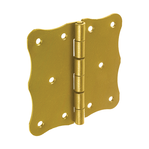 Lankstas DOMAX, ZO 100, 100 x 105 x 2,0 mm, dekoratyvinis, geltonos spalvos, 8047