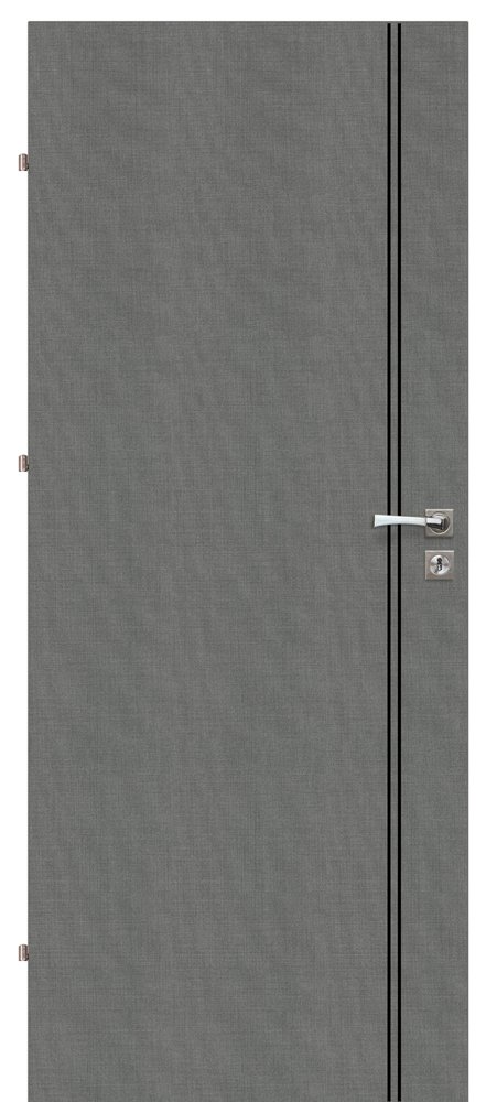 Laminuotos vidaus durys su užlaida VOSTER Intarsia 20, dešininės, spalva Paris, 2030x744x40 mm