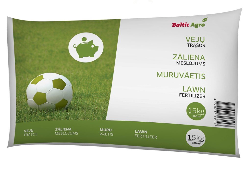 Trąšos vejoms, pievoms, 15 kg