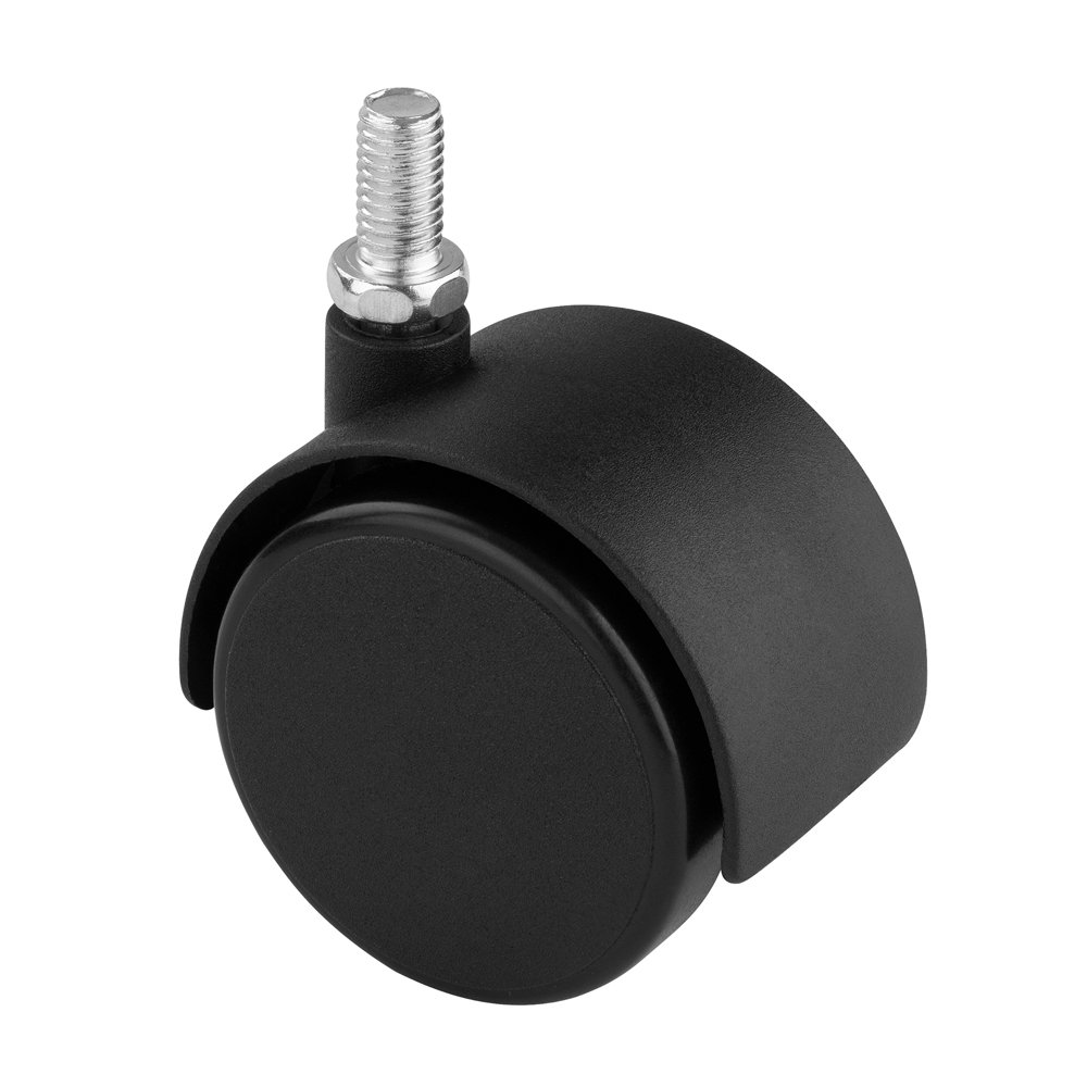 Dvigubas ratukas WALTECO, d-50 mm, M8, apkrova 45 kg