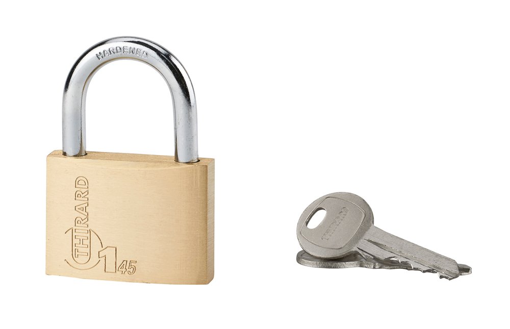 Pakabinama spyna THIRARD, Type 1-45 žalv.korp., 2 raktai, 193012