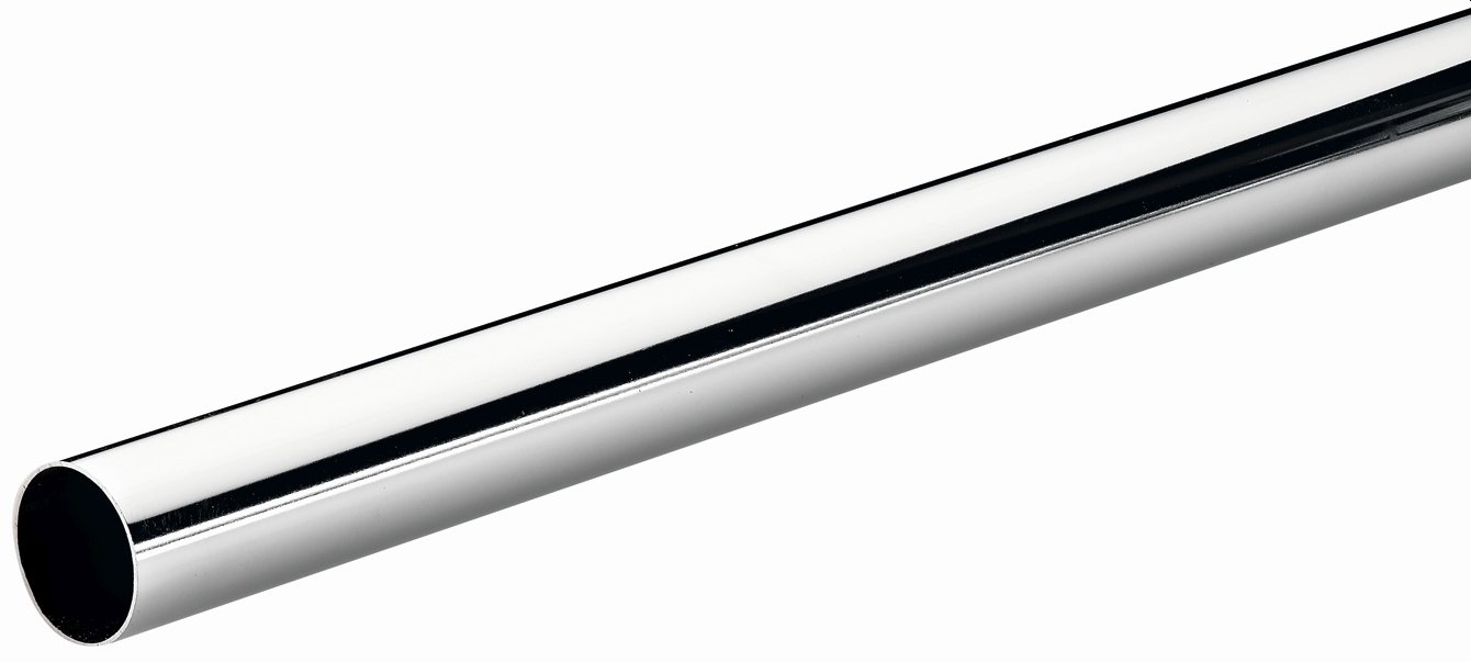 Rūbų kartelė HETTICH, D25x2000mm, chromuota, 9120540