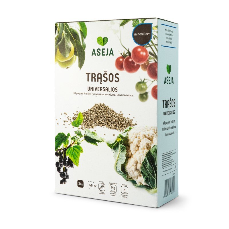 Universalios mineralinės ASEJA  6503-01, trąšos vaisiams ir daržovėms, dėžutėje, 3 kg, (NPK 15-5-6-7MgO)