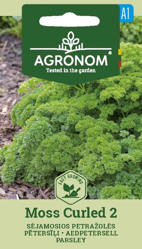 Prieskonių sėklos, AGRONOM petražolės sėjamosios GARB. MOSS CURLED 2, 2 g.