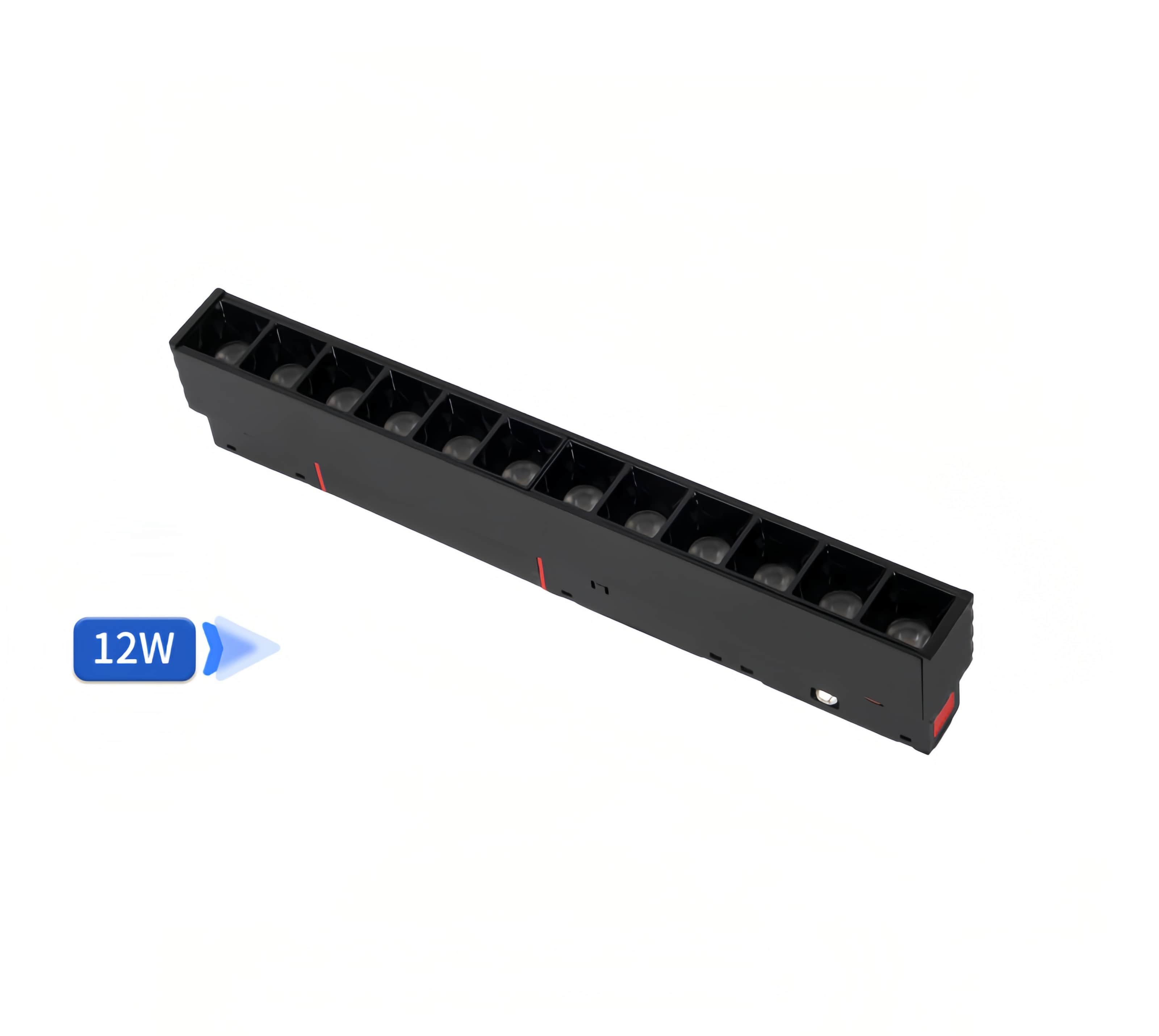 LED šviestuvas ORRO MAGNETIC MT02-12, 12 W, 880 lm, 3000 K, 220x22x45 mm