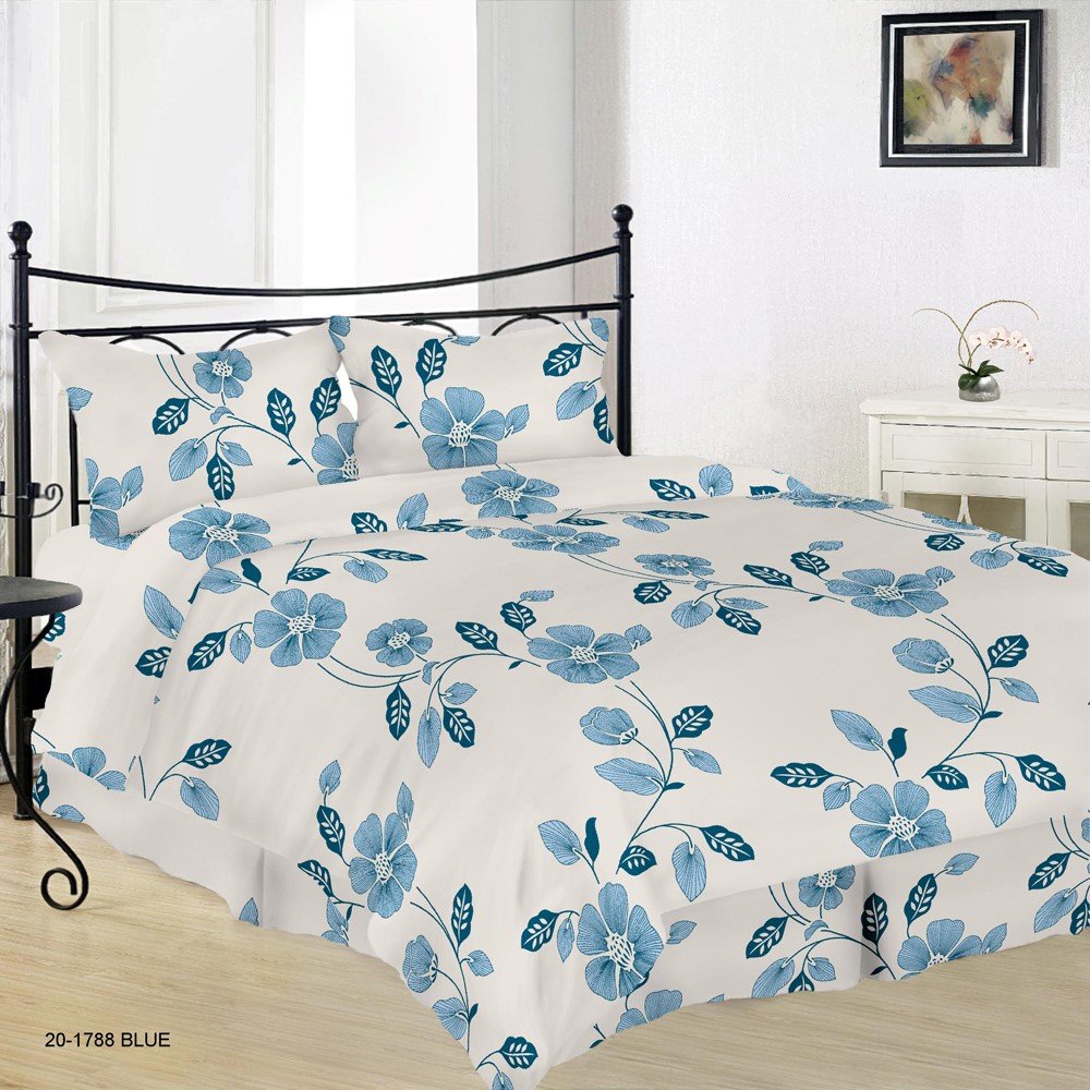 Patalynės komplektas Spalvotas Sapnas, 200 x 220, 50 x 70/20 cm, mėlyna sp.