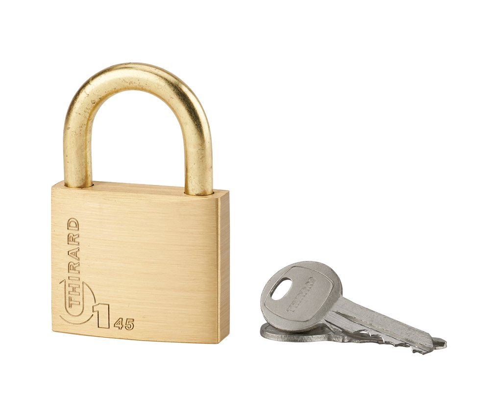 Pakabinama spyna THIRARD, Type 1-45 žalv.korp. ir lank., 2 raktai, 193025