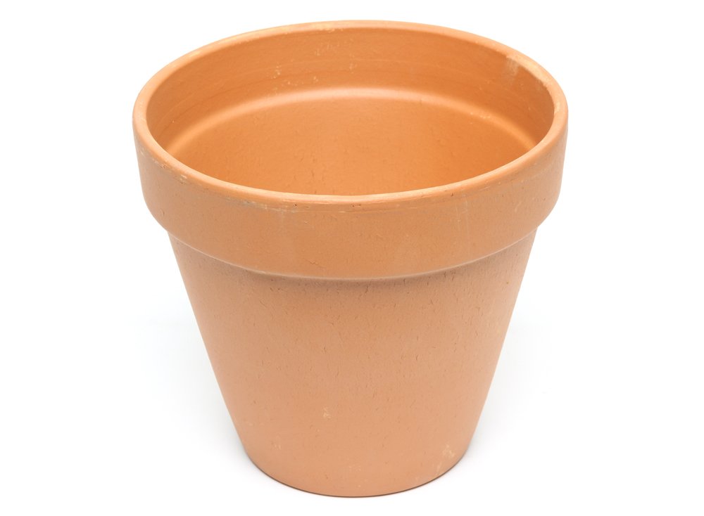 Keraminis lauko vazonas, terakotos sp., 31 x 27 cm.