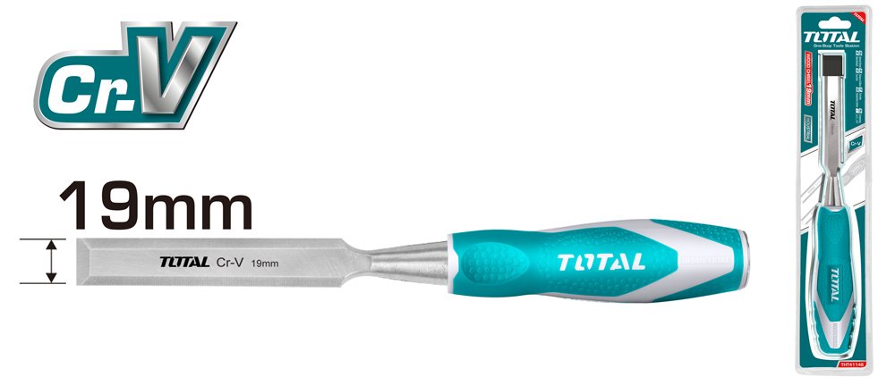 Kaltas TOTAL, medžiui, CR-V, 19x140 mm, THT41196