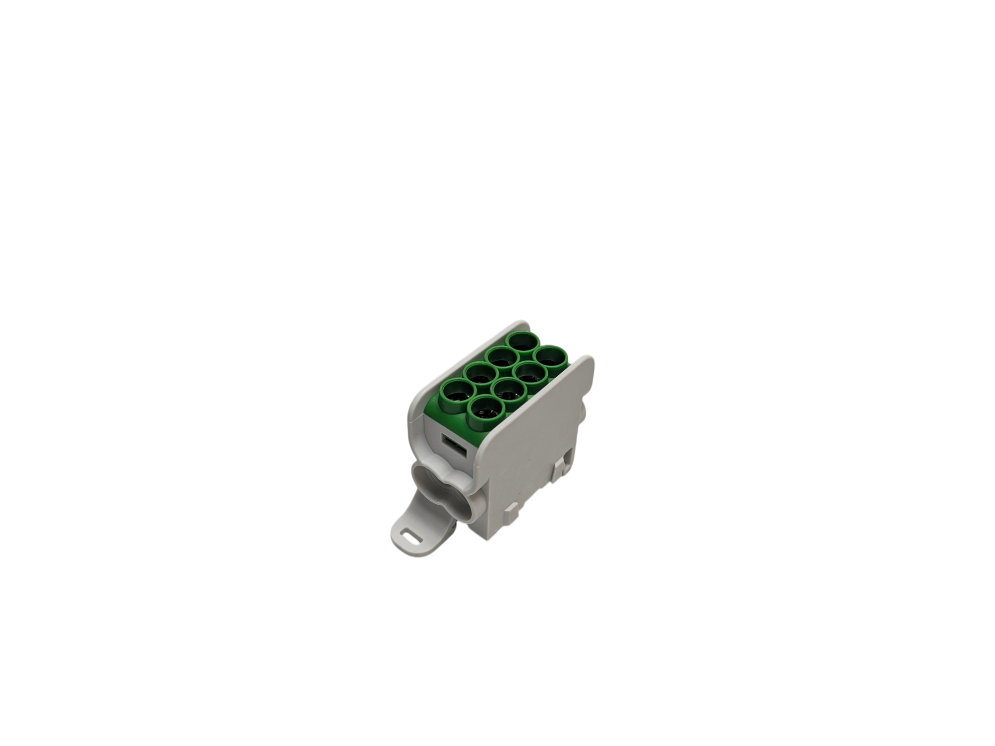 Paskirstymo gnybtas MOREK MAG1251G00, MAG25-2,  4 x 25 mm², žalios spalvos					