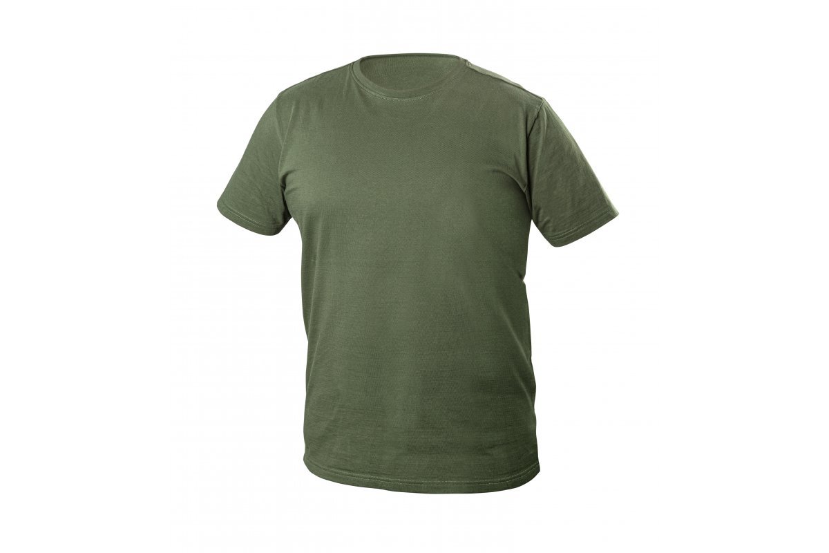 Marškinėliai HOGERT WORKWEAR Vils, 100% medvilnė, 180 g/m², žalia spalva, XL dydis