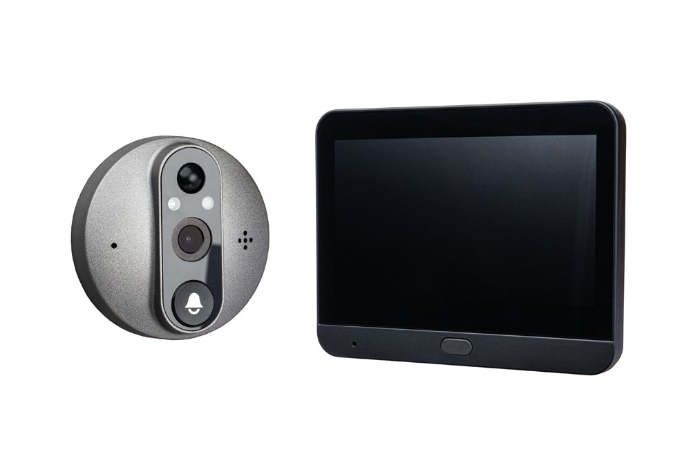 Išmani durų akutė ENNTRON EN15, juodos sp.