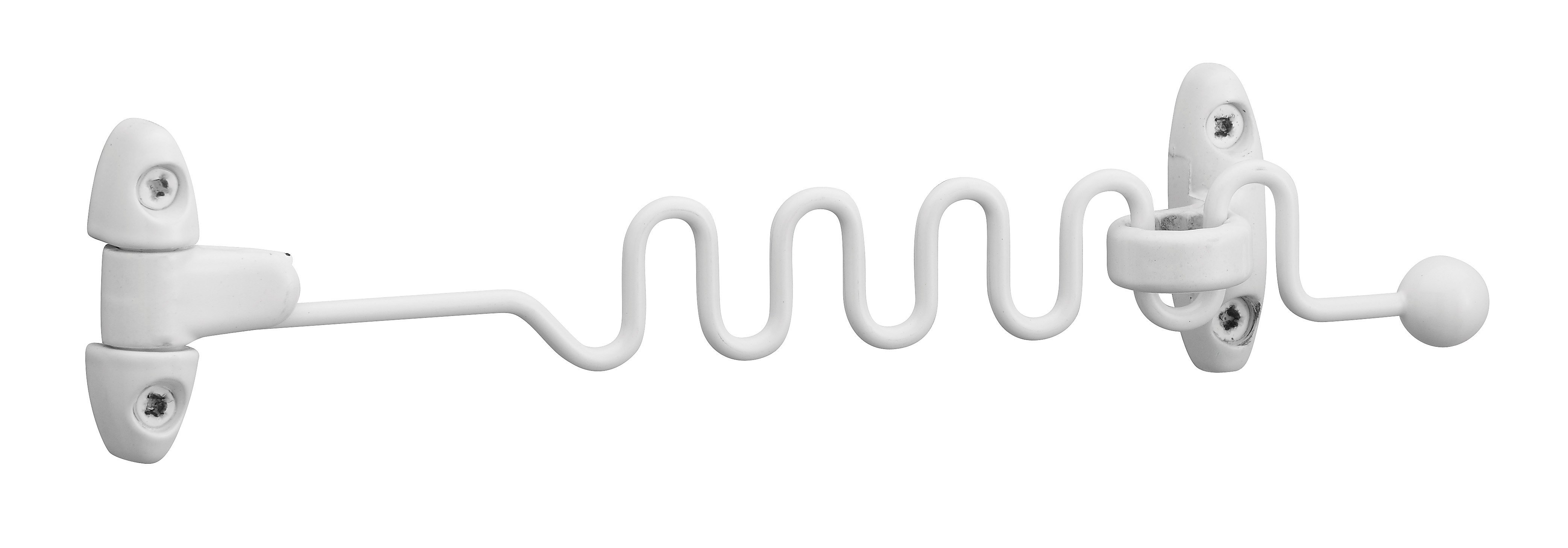 Lango atvėrimo ribotuvas THIRARD, plieninis, spl. balta, 493211