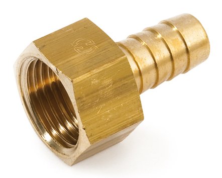 Antgalis žarnai GENERAL FITTINGS, vidinis sriegis, 1/2''-10 mm, 211206