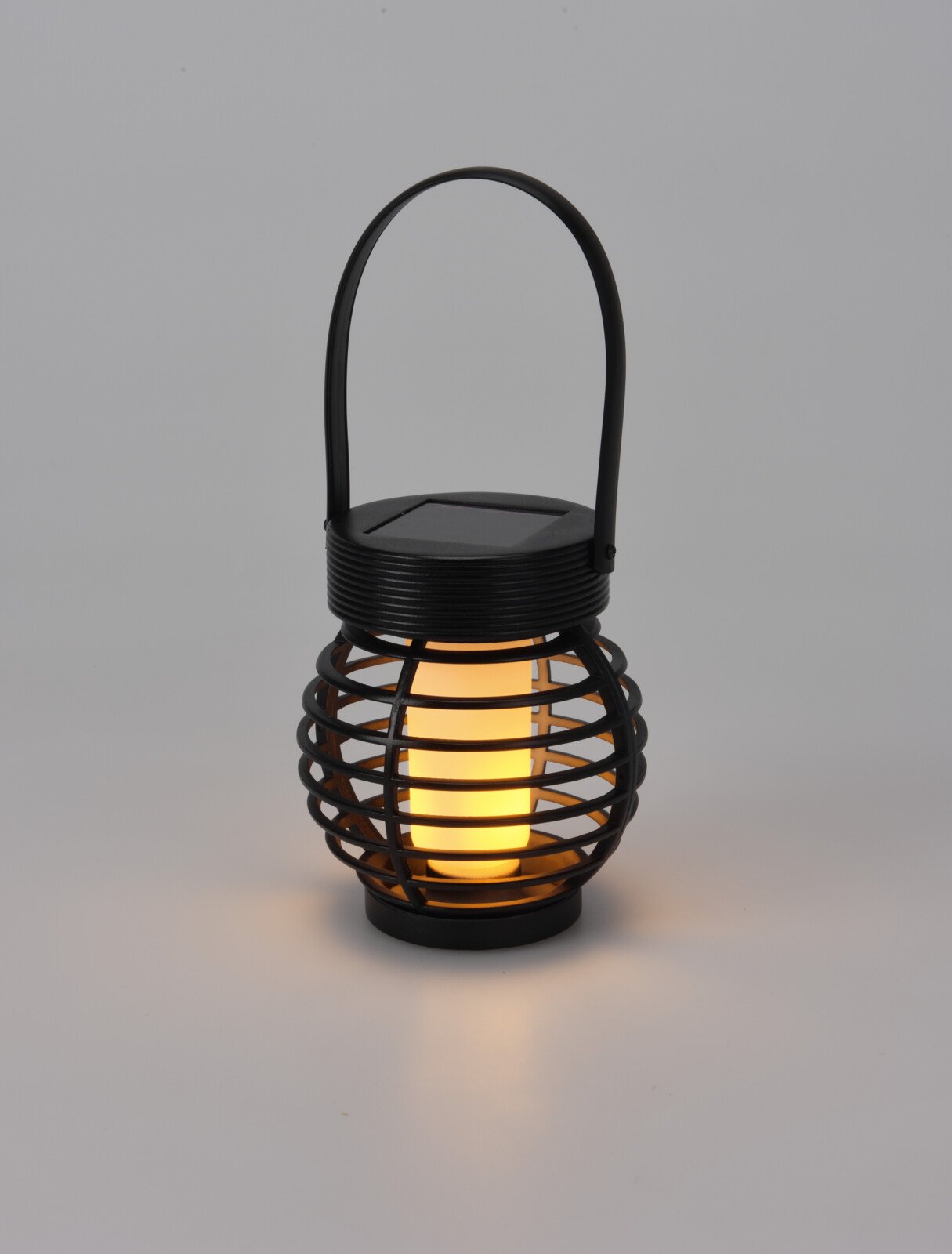 Pakabinamas žibintas SOLAR GARDEN LIGHT, LED, aukštis 11 cm, juodos sp.