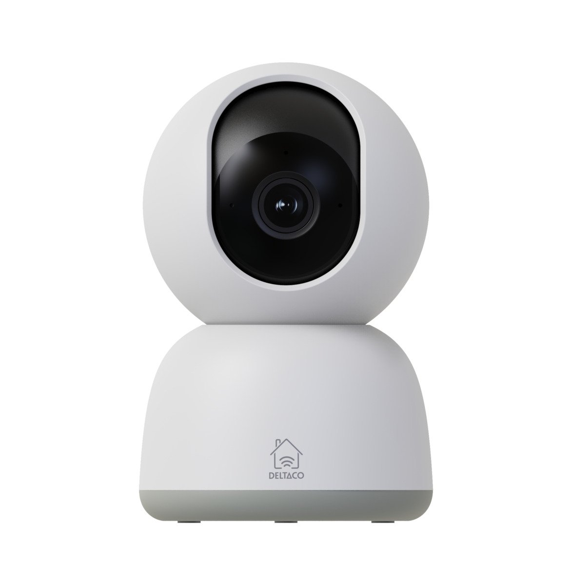 Išmanioji vidaus kamera DELTACO SH-IPC16, IP20, 2MP, 1920 x 1080, IR nuotolis 8m, palaiko MicroSD iki 128 gb, WiFi, valdoma telefonu, baltos sp.