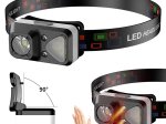 LED žibintuvėlis SUNLUX XS-W18, ant galvos, pakraunamas, 230 lm, 60 x 30 x 20 mm, su judesio jutikliu, veikimo laikas 2-3 val., Polymer 14500 Li-ion, 3.7V 500mAh