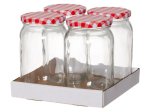 Stiklainis su dangteliu MARJUKKA, 720 ml