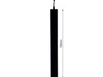 Pakabinamas LED šviestuvas TOPE Tartu 80, 10 W, 3000 K, 900 lm, IP20, juodos sp., 60 x 700 mm, 6006000044