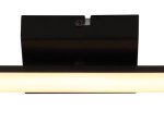Pakabinamas LED šviestuvas GLOBO Kirina, 6W, 3000K, 230V, 540lm, 342 x 70 x 56 mm, juodos sp.