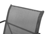 Lauko baldų komplektas 4LIVING Kiira, komplektą sudaro 2 krėslai, dvivietė sofa ir stalas, pilkos sp.