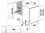 Įmontuojama indaplovė WHIRLPOOL WIO 3P33 PL