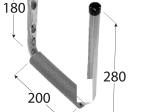 Kablys VELANO, HWS 200 200x280x19 mm, DMX 5836