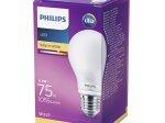 LED lempa PHILIPS, 8,5W (=75W), E27 A60, 220-240V, 2700K, 1055 lm, filamentinė, skaidri