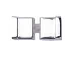Kabliukas dušo kabinai BRASTA GLASS, tvirtinamas per skylę stikle, chromo spalvos, 5263661
