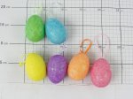 Velykinė dekoracija Kiaušiniai, 6 vnt., įvairių spalvų