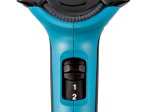 Elektrinė orpūtė MAKITA HG6031VK, galia 1800 W, temperatūros ribos 50 - 600 °C, oro srautas 250 / 500 l/min, 4 priedai