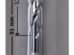 Grąžtas metalui BOSCH, 5 x 91 mm 1/4", 1vnt.