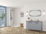 Dekoratyvinės plytelės KAI Elada 4922, 20 x 50 cm, 1,300 m2/dėž., spl.balta, reljefas