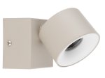 Kryptinis šviestuvas GLOBO Rae, LED, 6W, 480lm, 3000K, pilkos sp., 72x95x130 mm