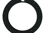 Pakabinamas LED šviestuvas TOPE, 48W, 3000-6500K, 230V, 4320lm, IP40, 80 cm skersmuo, juodos spalvos
