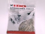 Apdailinės vinys XIDO, 1,6 x 40 mm, 0,2 kg Geltonos spalvos, cinkuotos