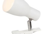 Kryptinis šviestuvas RABALUX Ebony, E27, 1 x 20W, 230V 50Hz, baltos sp., 170 x 80 x 80 mm, 6026